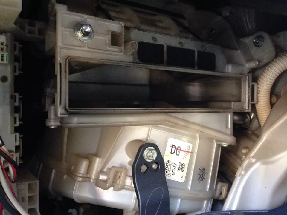Замена радиатора отопителя. - Toyota Corona EXiV (2G), 2 л, 1993 года своими рук