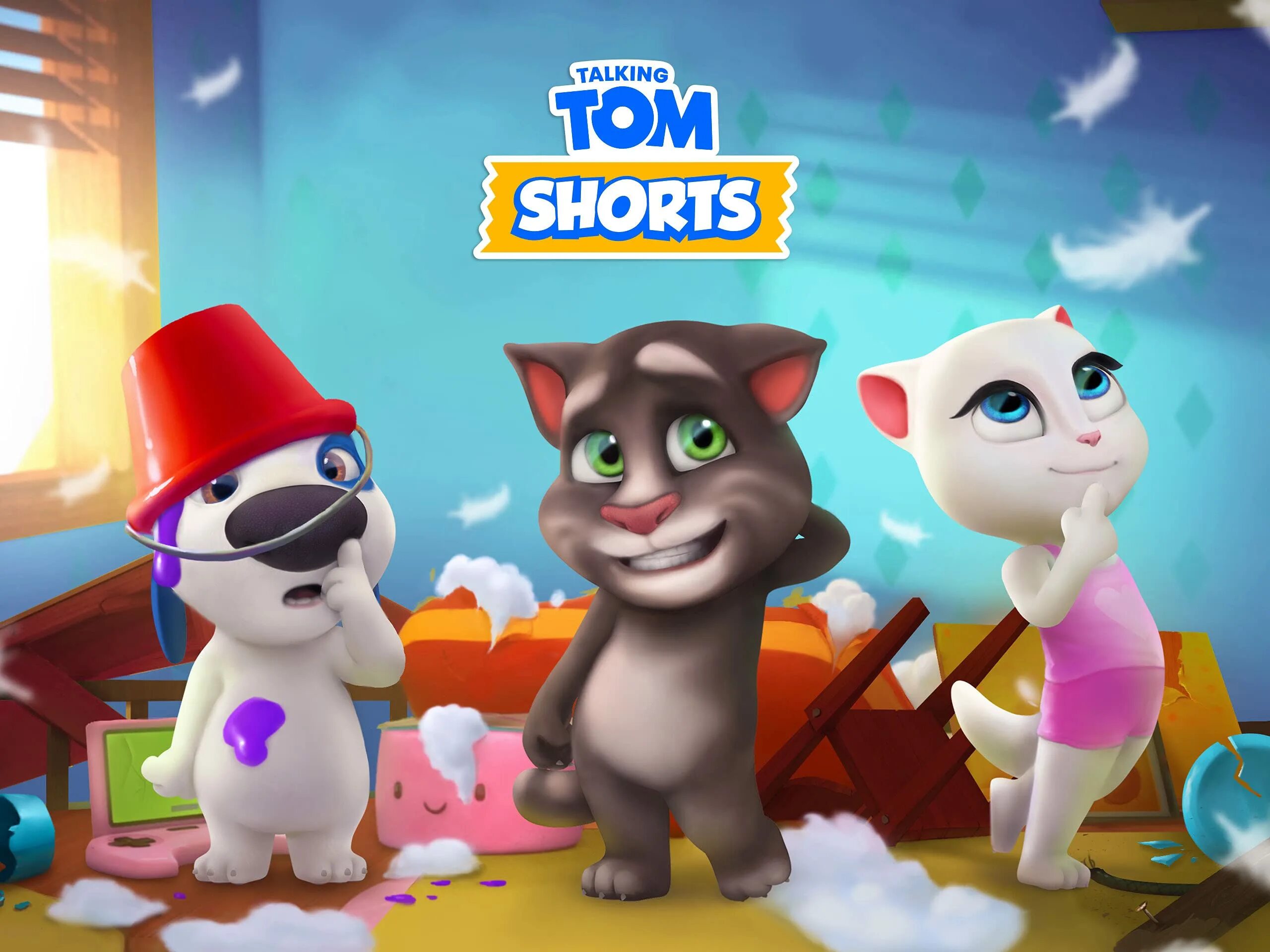 Том и друзья как называется игра. Игра talking tom friends анджела. говорящий том анджела хэнк джинджер и бен.