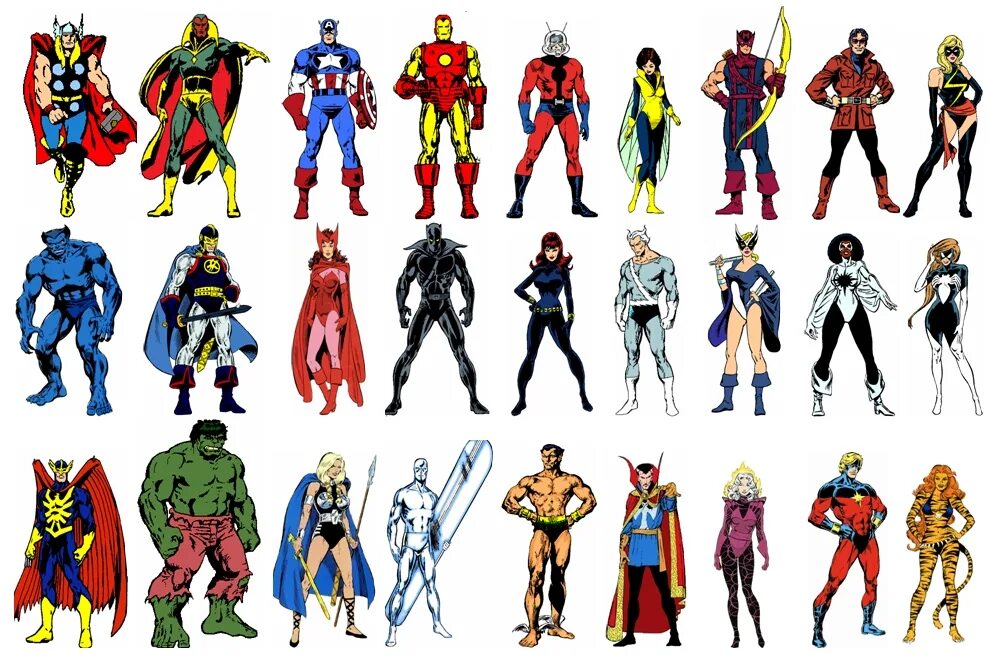 Как называется сам персонаж. Marvel герои с именами. marvel мужские персонажи имена. мстители герои имена. название всех героев марвел.