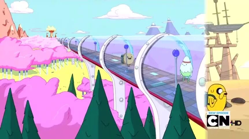 Adventure time сладкое королевство. Королевство ООО время приключений. Пейзажи из время приключений. Город приключений.