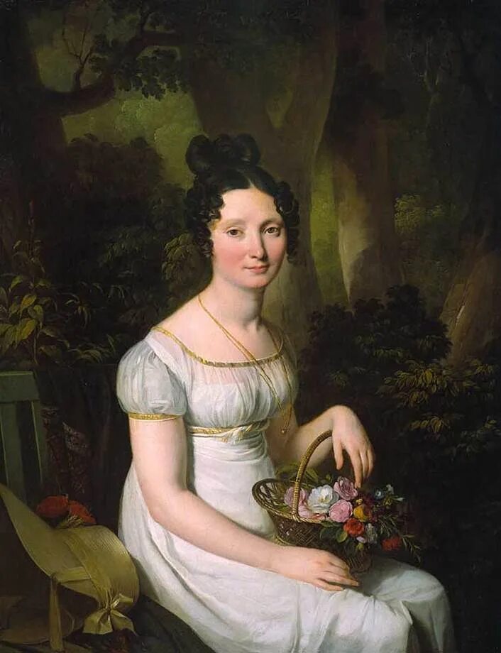 Классицизм портреты. Портреты эпохи Ампир. Портрет мадам де Вернинак 1799.