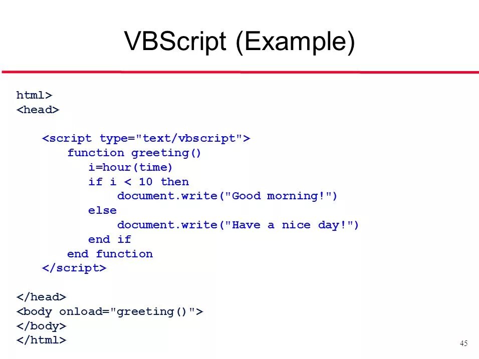 Vba script