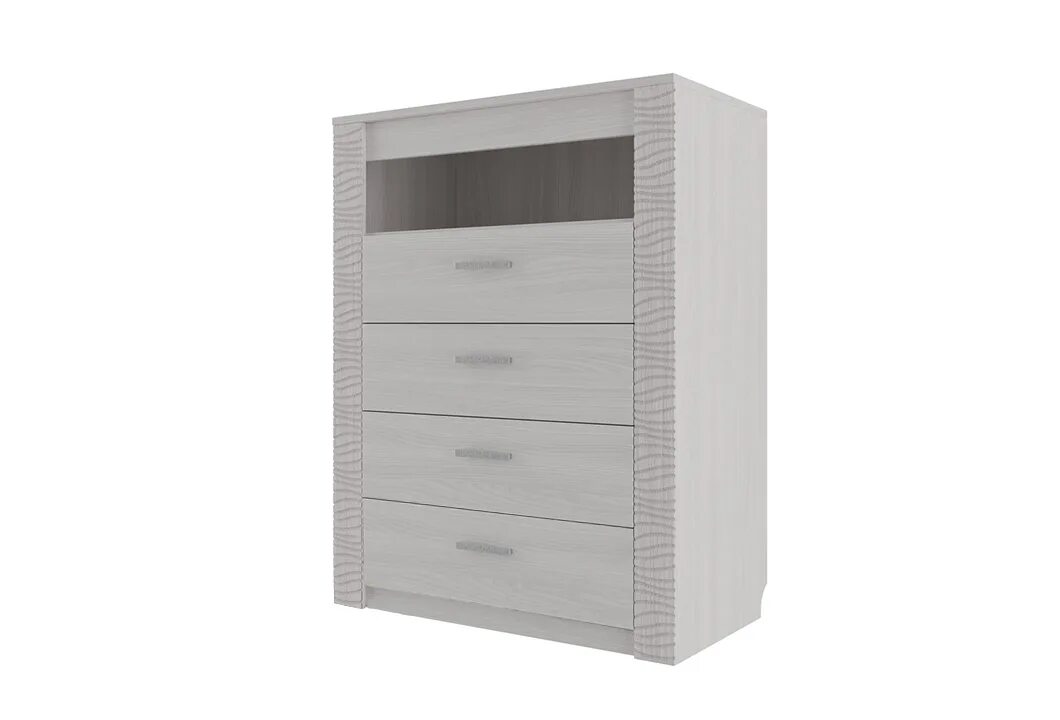 Гамма-20 шкаф комбинированный (ясень анкор светлый/сандал светлый). Gamma 20. Гамма 20 ясень анкор светлый. 321. Комод стл.