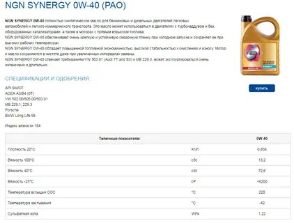 Ngn подбор масла по автомобилям