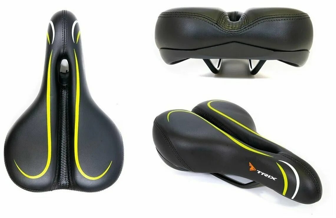 Седло Trix 270x165. Седло спортивное Saddle 3026. Велосипедное седло Trix. Седло Trix спорт 260х170 мм, с вентиляцией, черное. Trix50fun