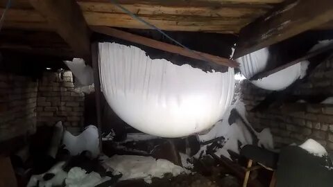 Неотапливаемое помещение в зиму