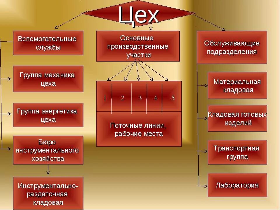 Основное и вспомогательное здание