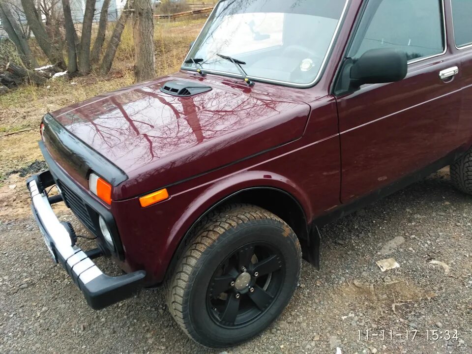 Установка зеркал нового образца 2019г. на ниву - Lada 4x4 3D, 1,7 л, 2007 года с