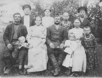 Родственники в русской семье