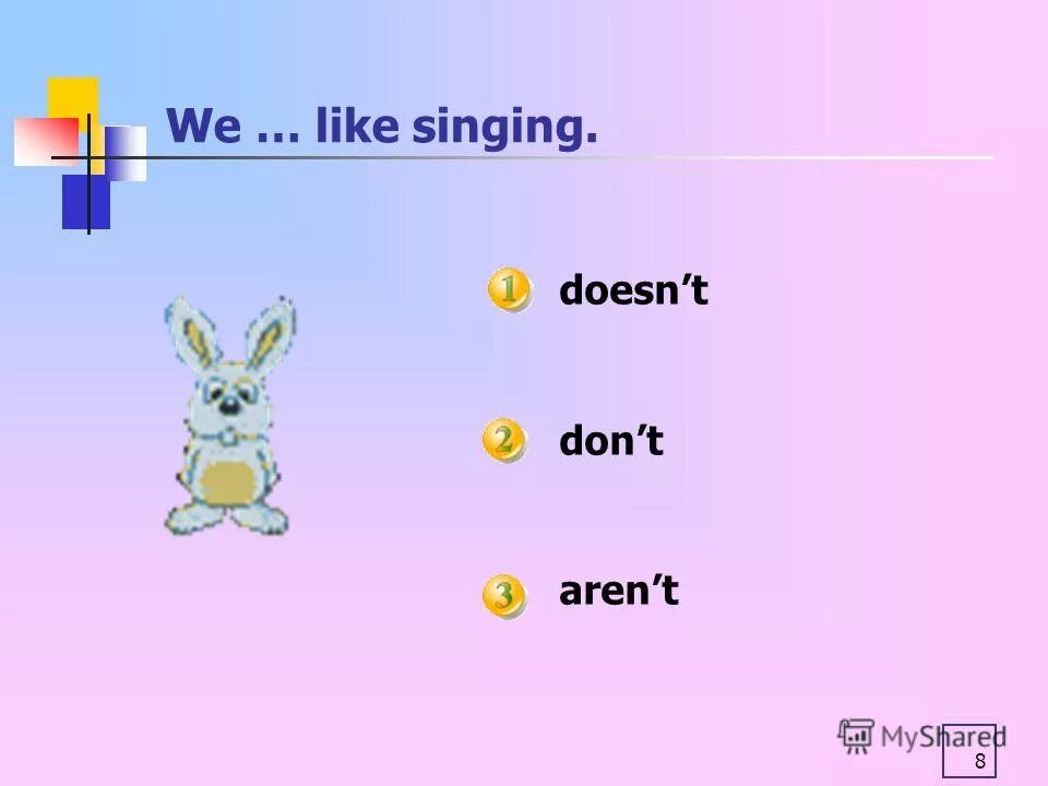 He like to sing. Sing=like a Magic лайка.