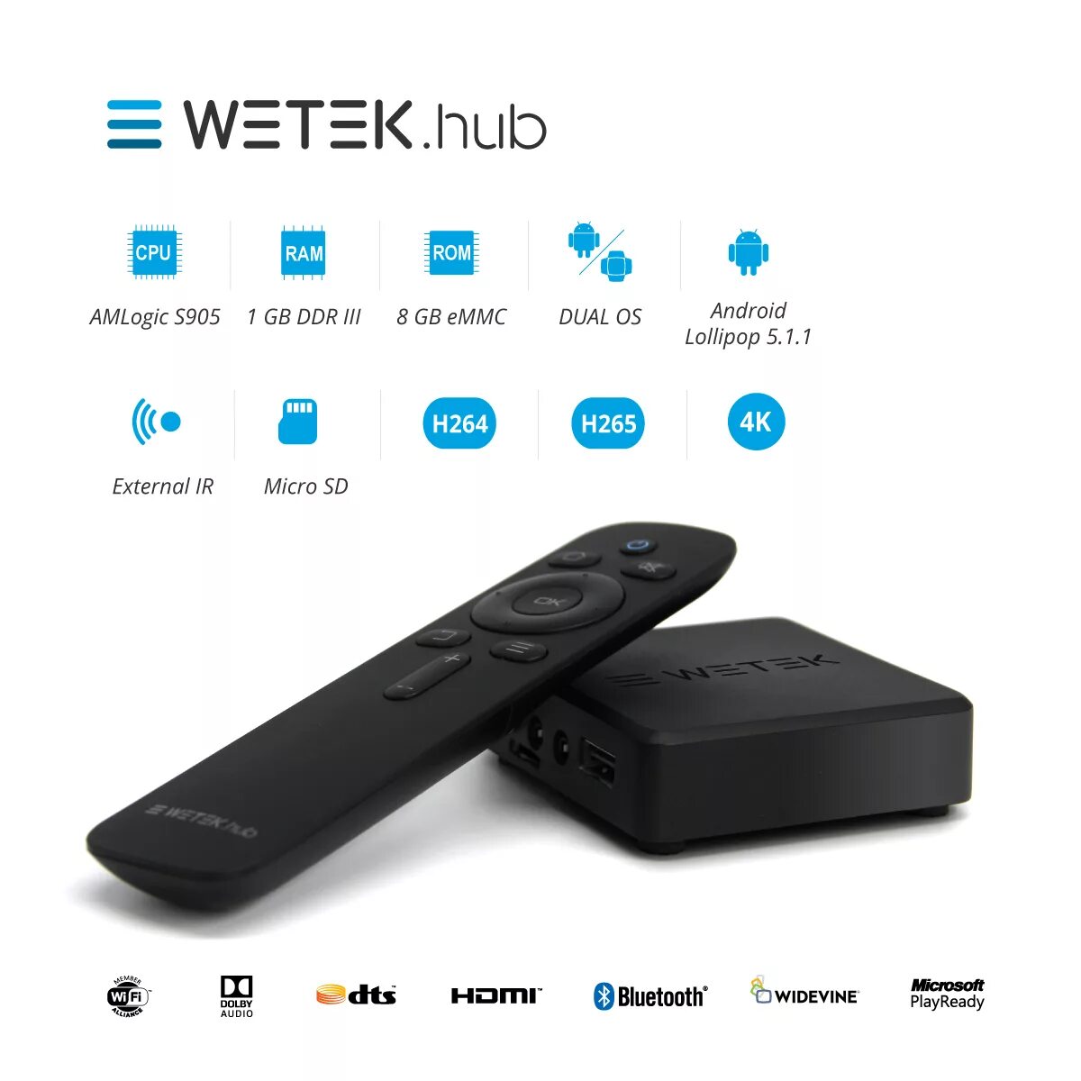 Андроид ТВ приставка VONTAR. WETEK Play 2 with s905-h. Android Hub TV. ROMA Hub.