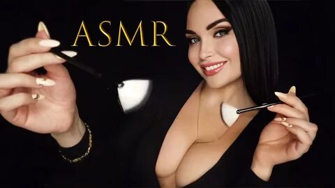 ASMR Brushing You Face Brushing & Mouth Sounds - YouTube.