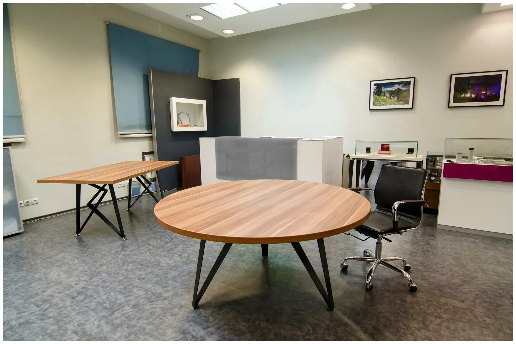 Круглый стол для офиса. Круглый офисный стол. Стол круглый офисный для переговоров.