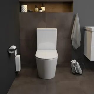 Унитаз напольный teymi aina безободковый сиденье микролифт