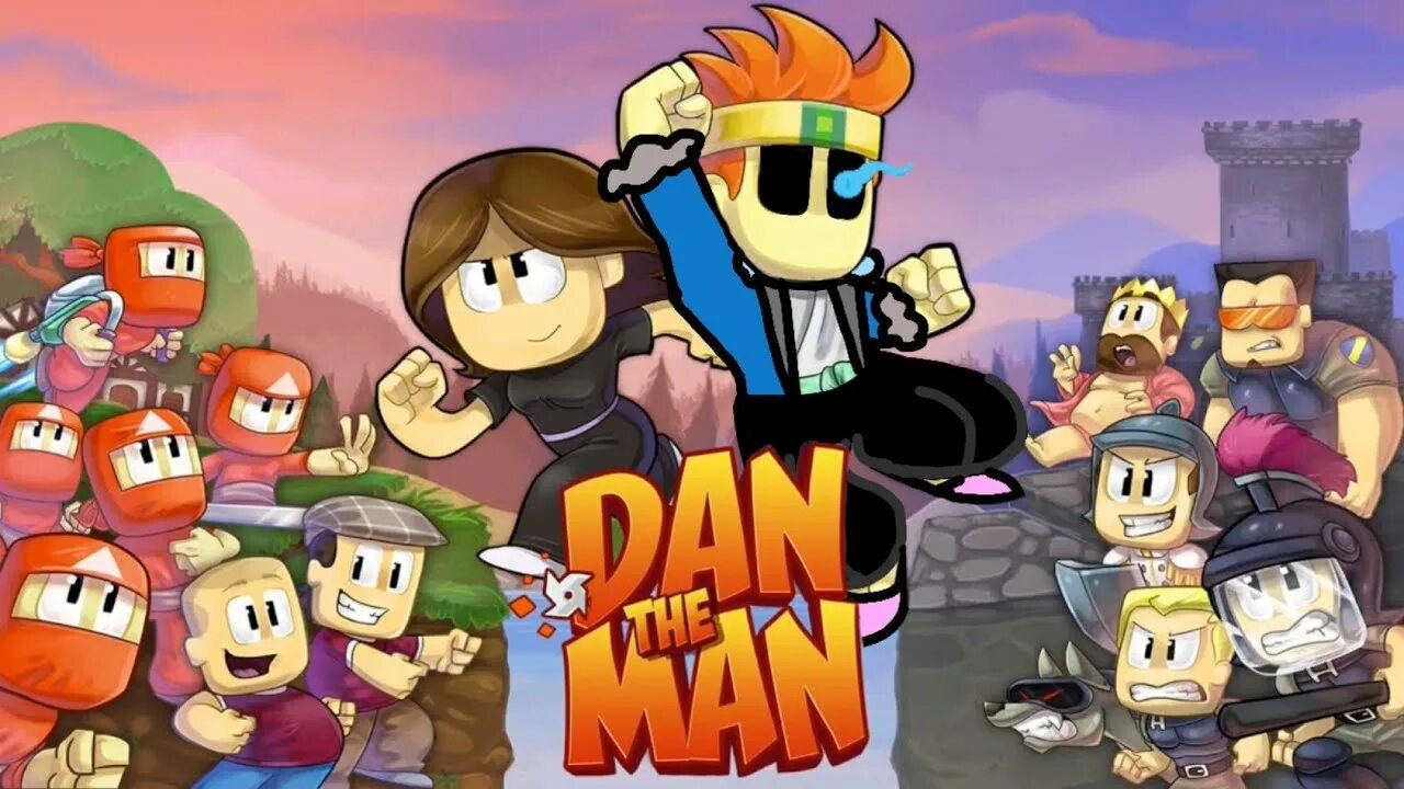 Dan the man премиум. Дэн зе Мэн. Дэн зе Мэн босс. Боссы из dan the man. Dan the man финальный босс.