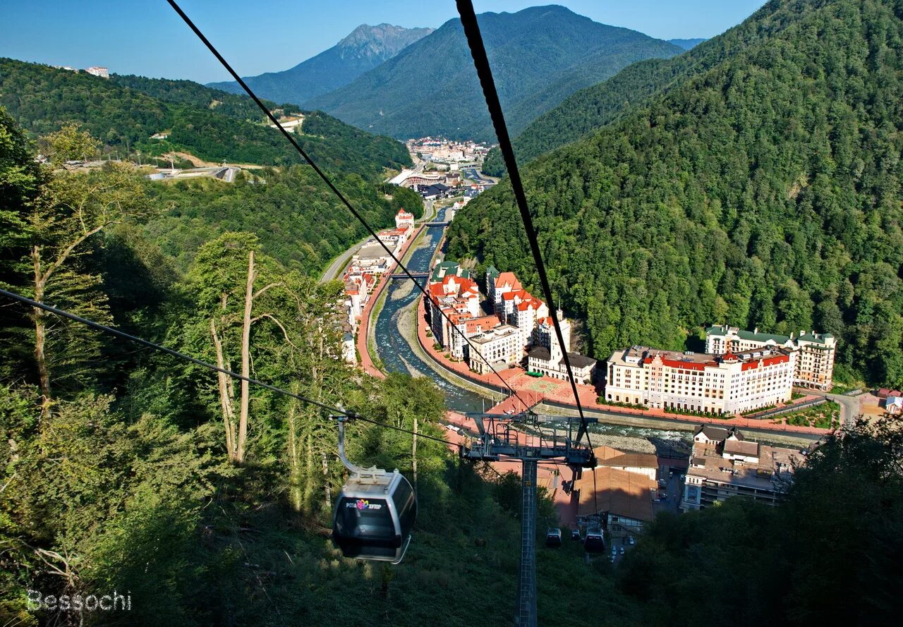 Красная поляна сочи канатная дорога. Красная Поляна Сочи фуникулер.