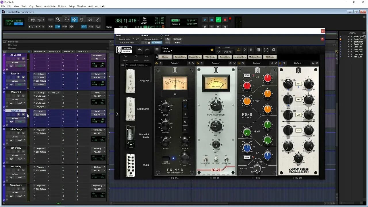 Drill bpm. Drill drum.