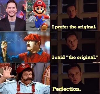 I prefer i said perfection