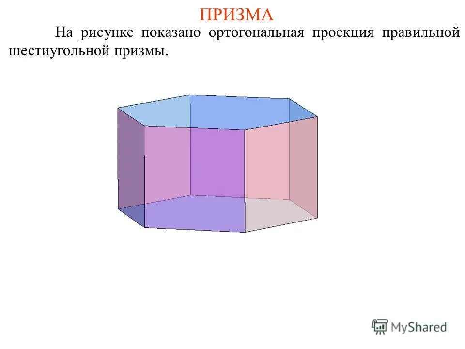 На рисунке изображена правильная призма. На рисунке изображена правильная призма