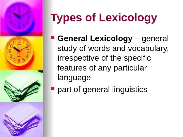Specific features are