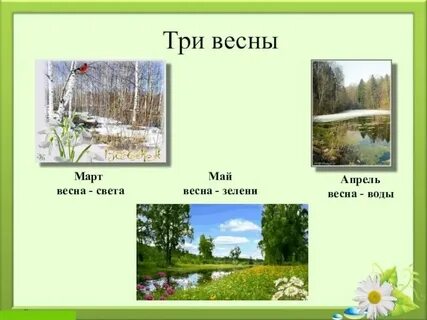 Март месяц какое время года