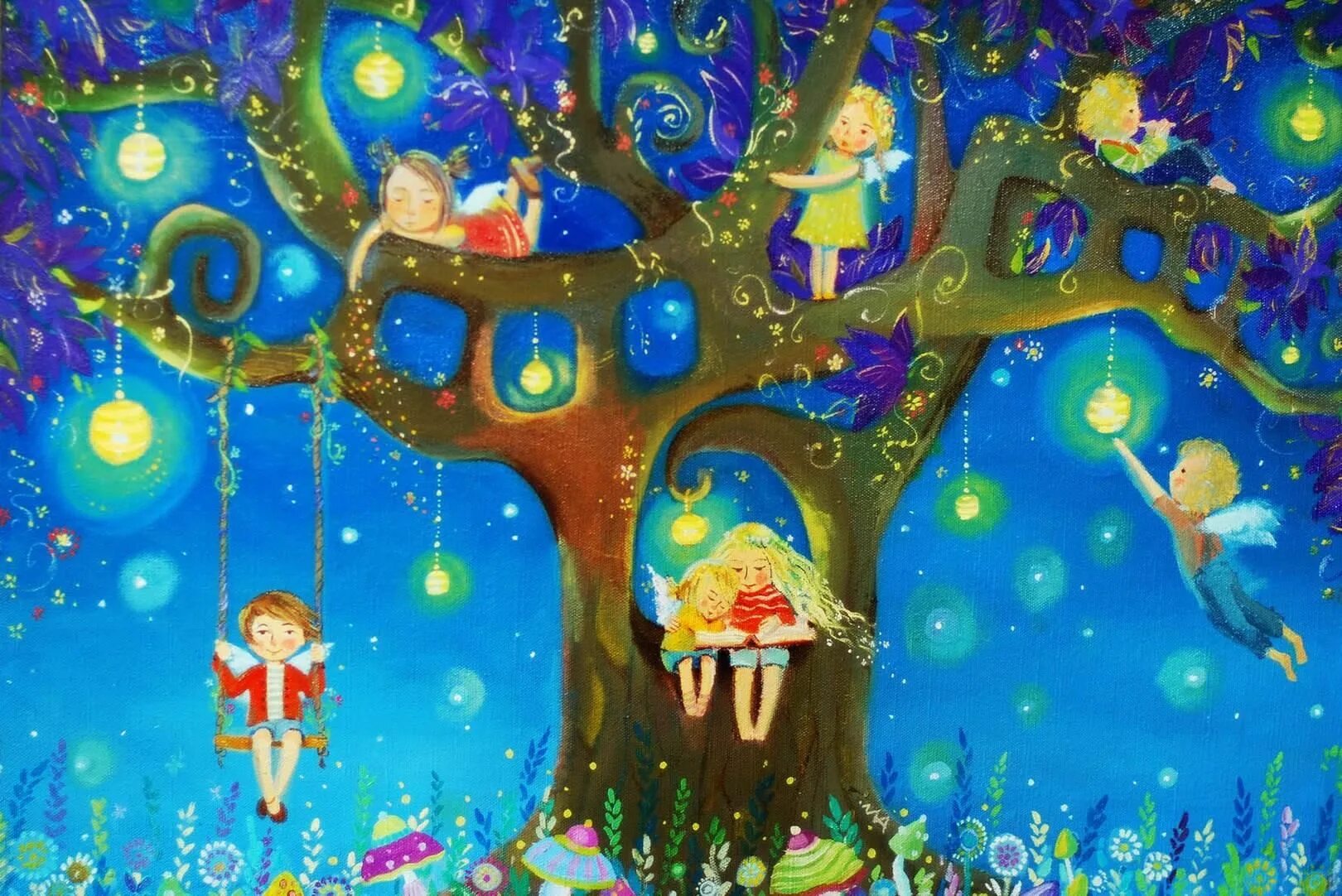Произведения о чудесах и фантазии 1 класс. Сказочное дерево. Волшебное сказочное дерево. Чудо дерево. Чудесное дерево.