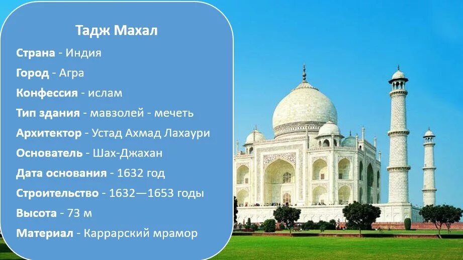 Тадж махал 4 буквы. Тадж Махал 1632 год. Тадж Махал информация. Тадж-Махал где находится Страна. Мавзолей Тадж-Махал в Агре 1632-1653гг.