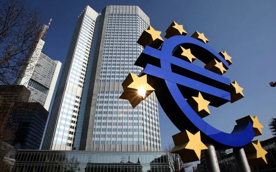 European Central Bank (ECB). Дирекция ЕЦБ. Европейский Центральный банк (ЕЦБ). ЕЦБ эмблема. European central bank