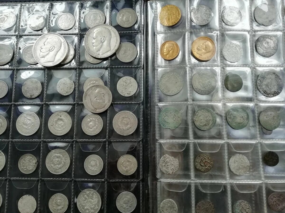 Коллекционирование монет. Коллекция монет. Нумизматические коллекции. Коллекционер монет.
