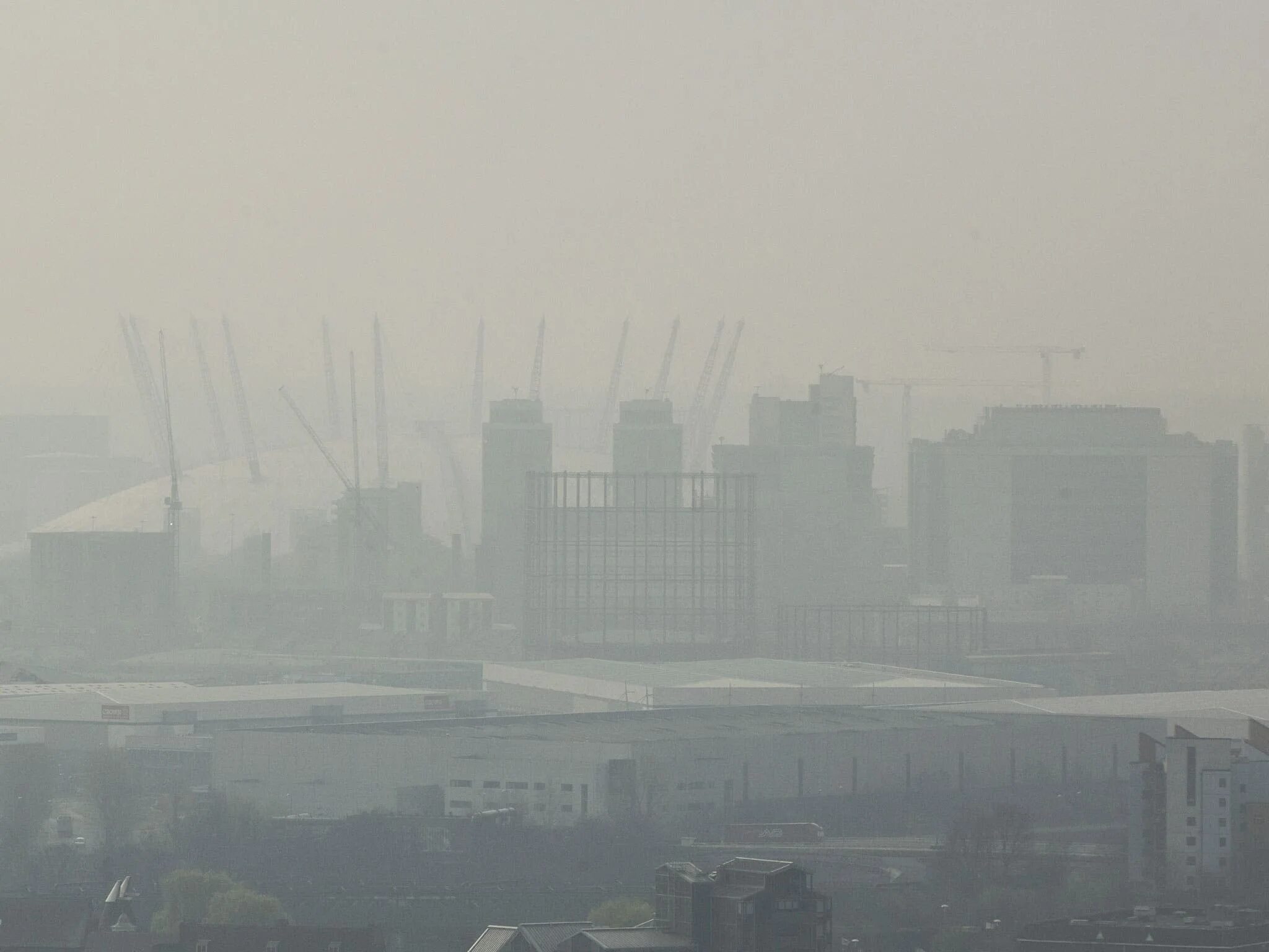 This pollution is gathered in clouds