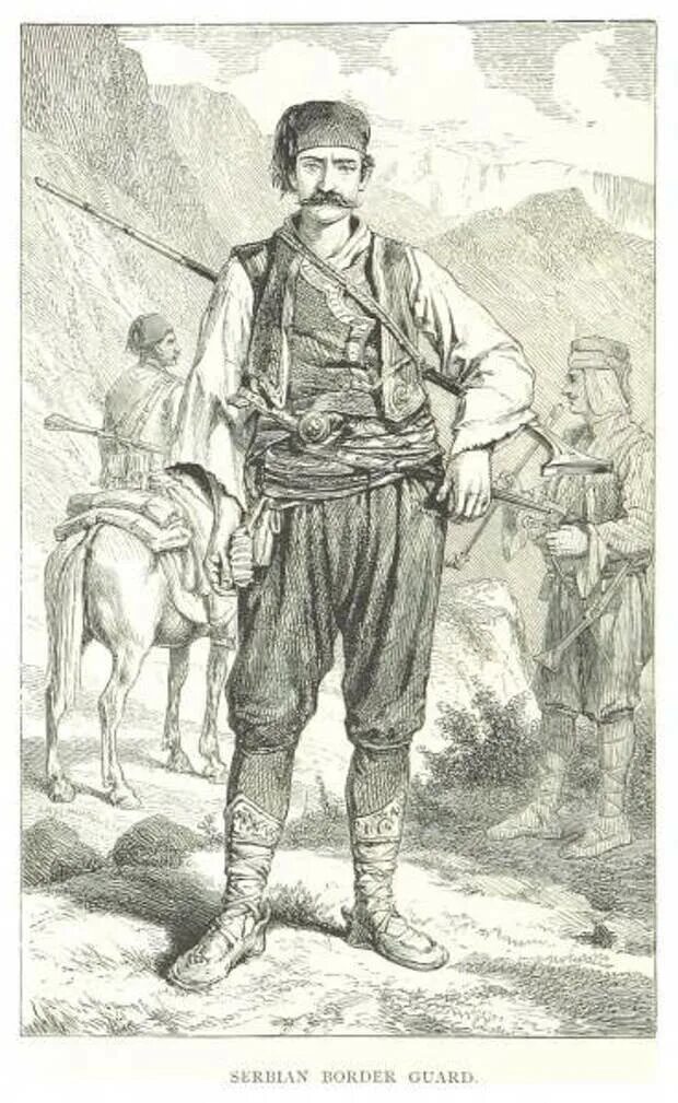 Граничары. Сербы граничары. граничары гравюры. сербские граничары россии-. восстание в сербии 1876.