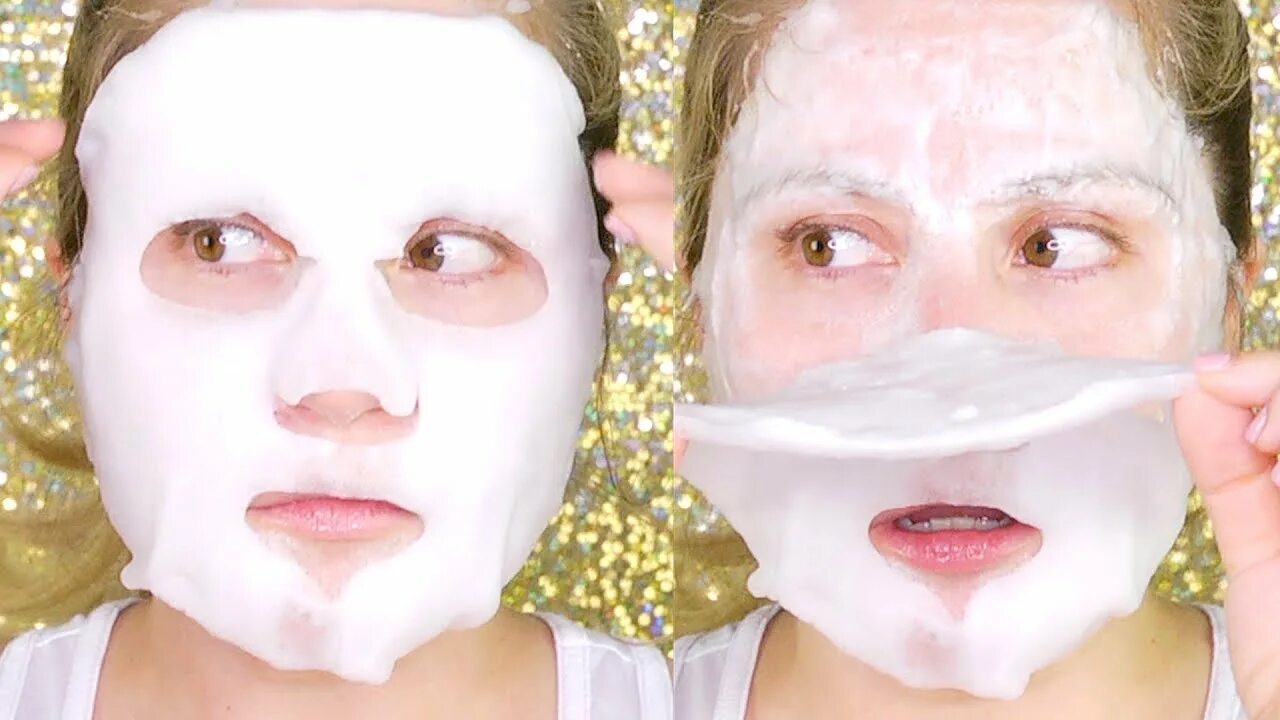 Foaming mask. Foaming mask