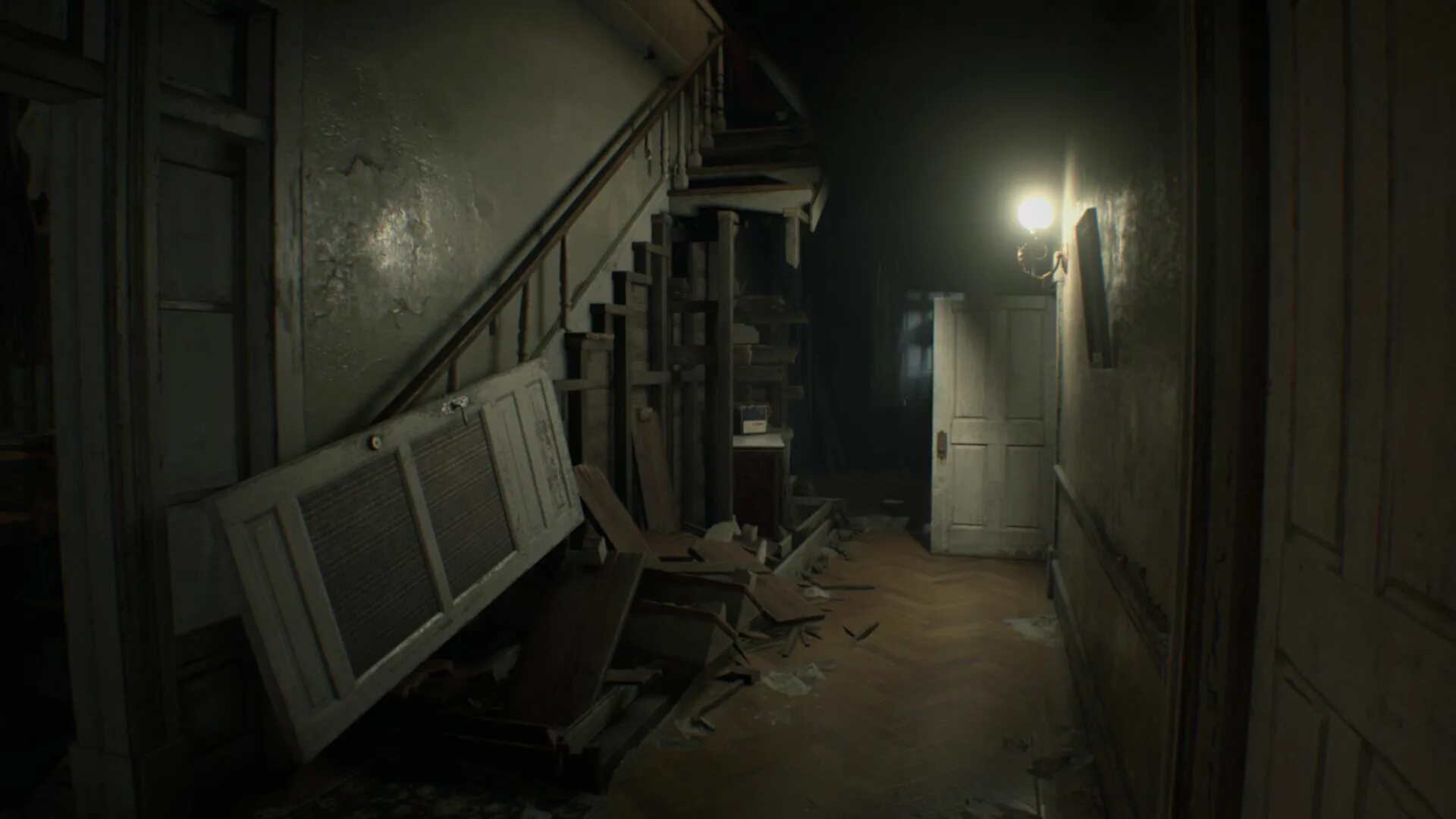 Resident evil 7 старый дом. Резидент ивел 7 особняк. дом бейкеров resident evil 7. resident evil 7 коридор.