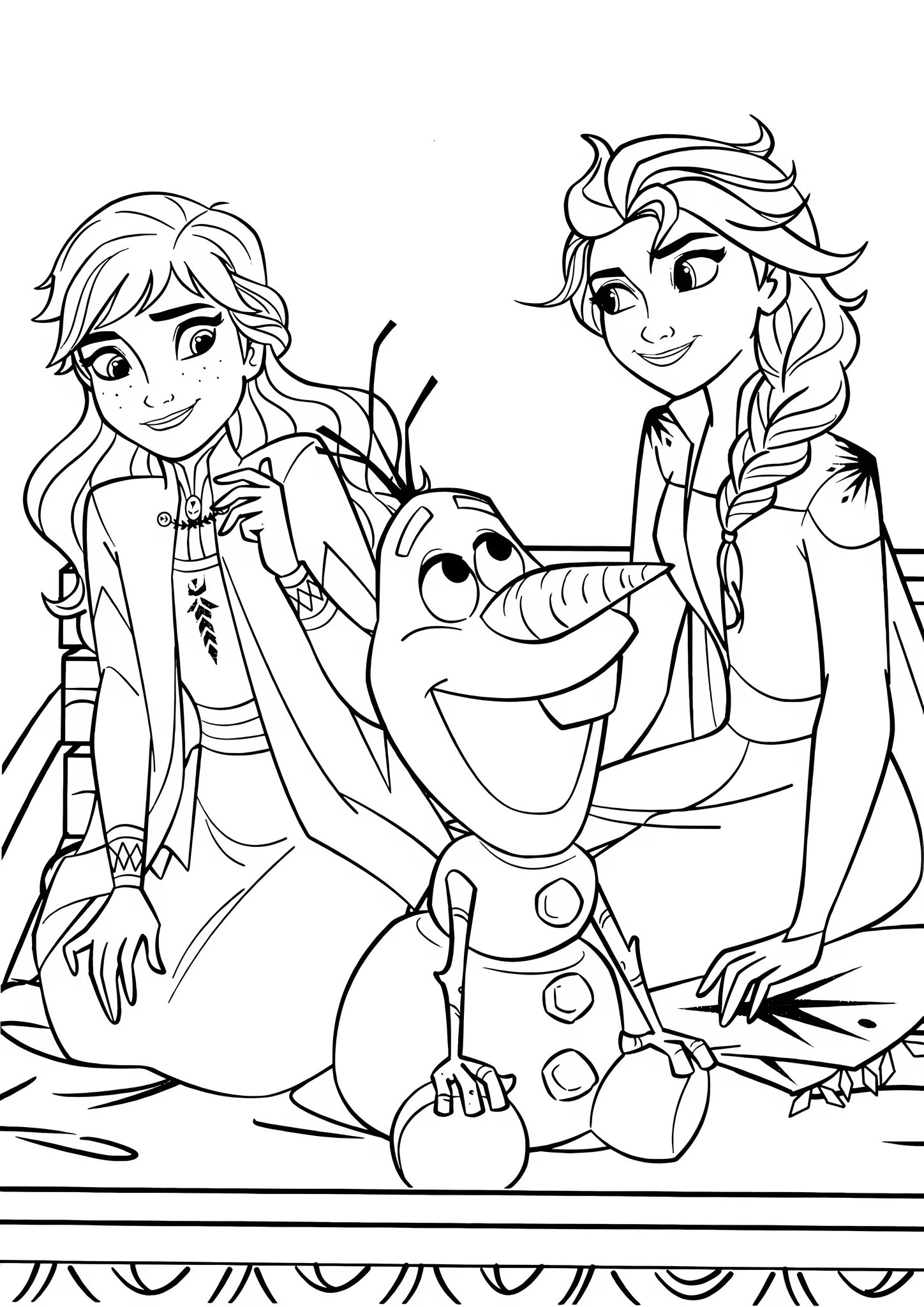 Frozen coloring