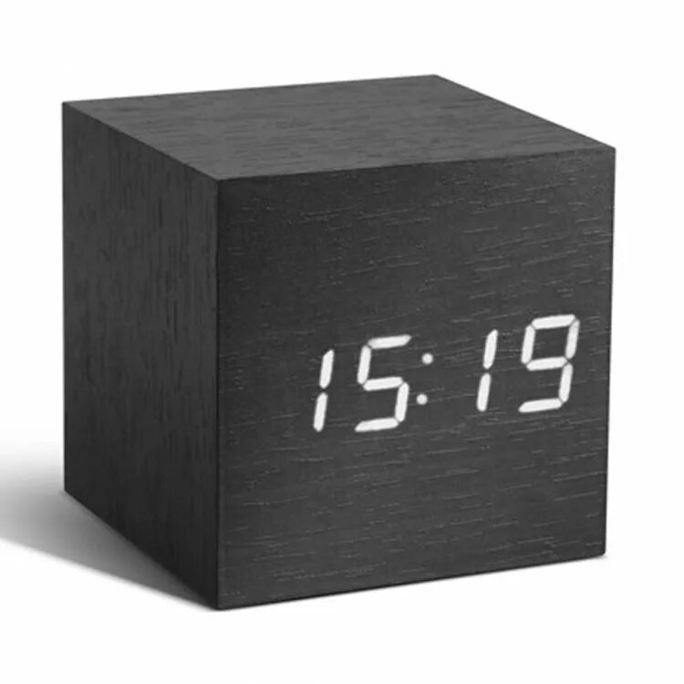 Click clock. Настольные часы led wooden clock электронные. часы деревянный куб. куб будильник деревянный. часы кубик.