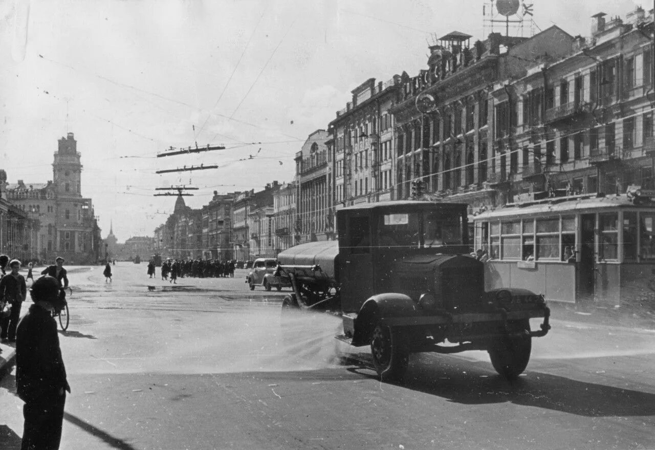 Летом 1940 года ленинградский. Московский проспект Ленинграда 1941. Ленинград город СССР 1945.