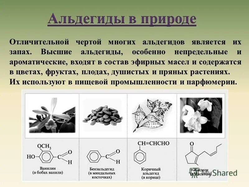 Представители альдегидов. Непредельные альдегиды. Важнейшие представители альдегидов. Запах альдегидов в парфюмерии. Альдегидной группой является