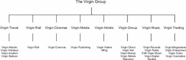 Организационная структура Virgin Group. Структура компании Virgin. Корпорация Virgin. Структура управления Virgin Galactic.