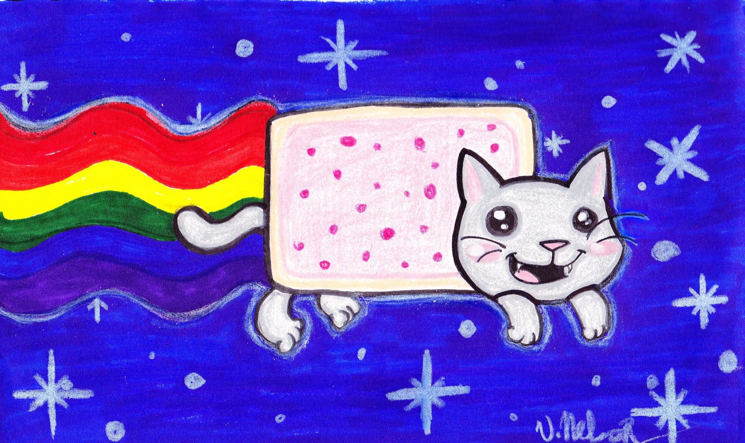 Картон кэт. Ням Кэт. Нян Кэт картинки для срисовки. Рисунки для срисовки нян Кэт. Nyan Cat рисунок.