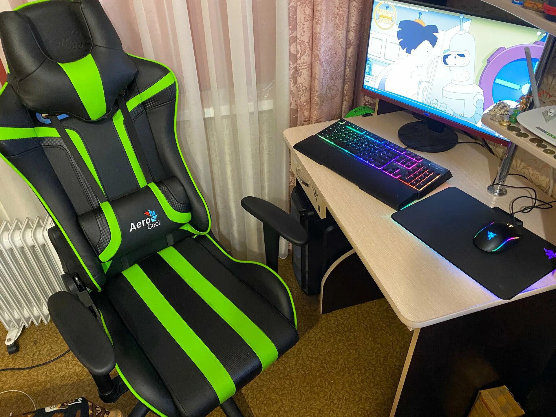 Tetra rgb кресло компьютерное