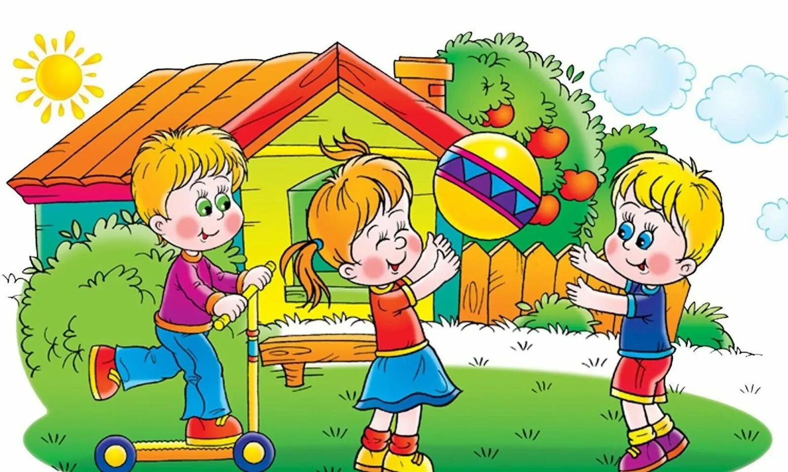 Ребята картинка. Дети на прогулке летом. Лето для детей дошкольного возраста. Детский сад. Лето для детей в детском саду.