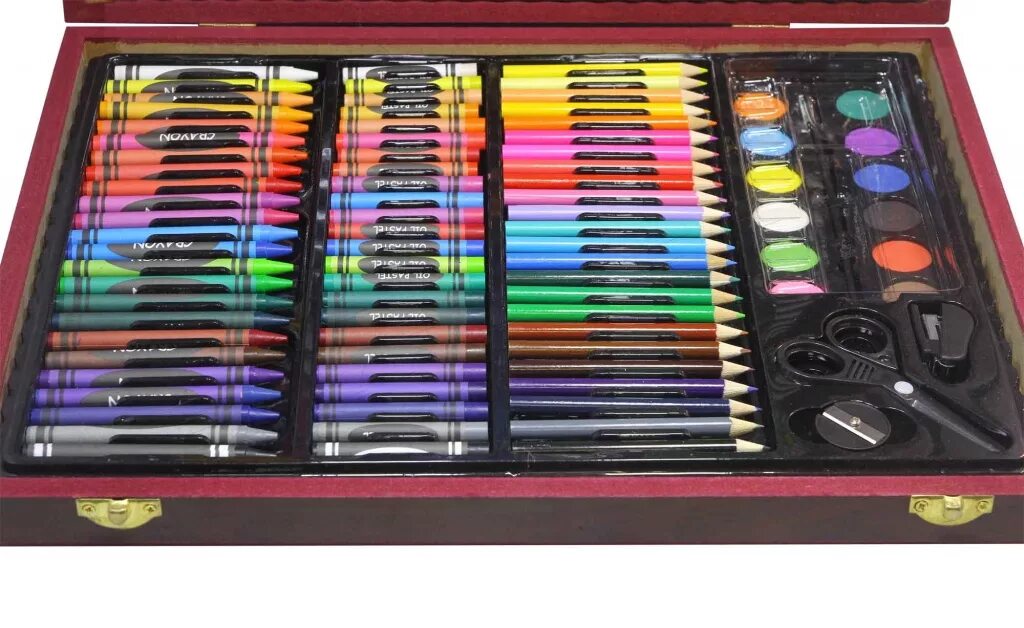 Карандаши купить на озон. Crayola восковые мелки 24 шт 0024c. Краски карандаши фломастеры. Набор карандашей фломастеров и красок. Фломастеры карандаши и мелки.