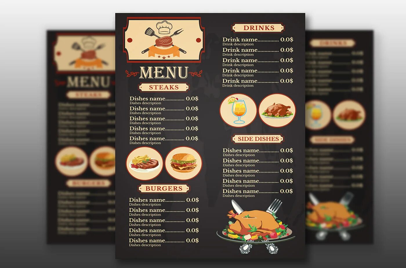 Menu rest. Дизайн меню бара. fast food меню. restaurant menu. fast food menu design.