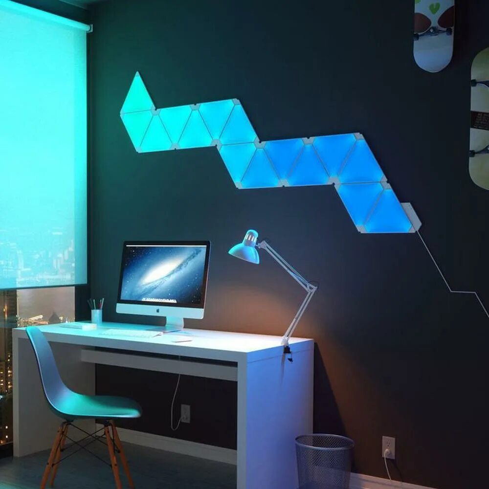 Nanoleaf panel. Nanoleaf aurora smarter kit 9. nanoleaf aurora smarter kit (9 панелей). nanoleaf аврора. nanoleaf light panels smarter kit.