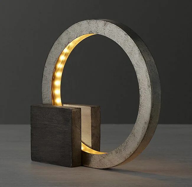 Concrete light. Светильник из бетона. Настольная лампа из дерева и бетона. Масляная лампа из бетона. Concrete Lamp.