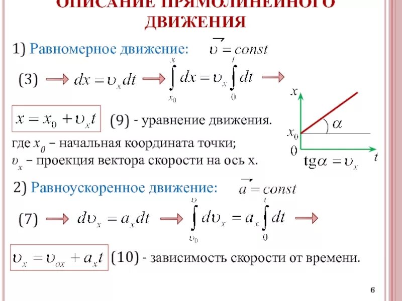 Какое движение равномерное