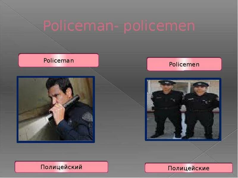 Policeman множественное число в английском языке. Policeman множественное число. A policeman во множественном. Полисмен во множественном числе. Policeman слова