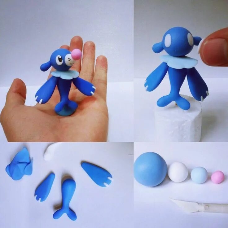 Что можно сделать из голубого воздушного пластилина Fondant Blue Bird Recipe Fondant techniques, Fondant, Bird cakes