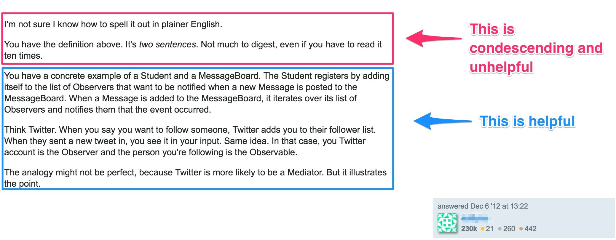 Be sure that this one. Condescending tone. make sure that. tone examples. twitter following list.