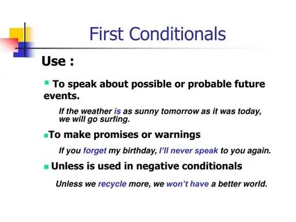 Related to conditions